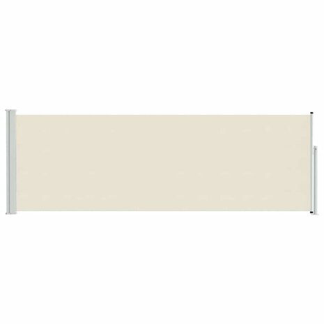 Tuinscherm uittrekbaar 100x300 cm cr&egrave;me 4