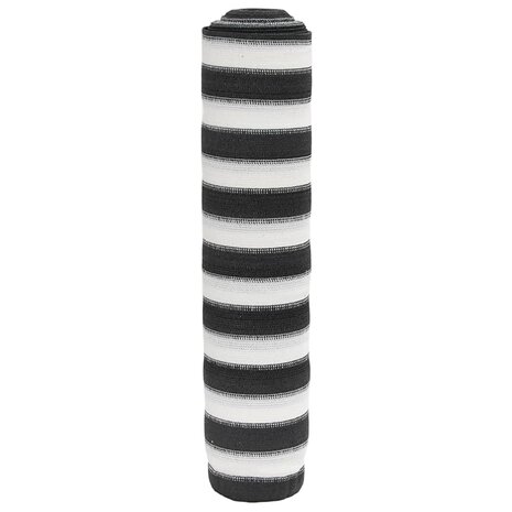 Privacynet 75 g/m&sup2; 1,5x50 m HDPE antracietkleurig en wit 1
