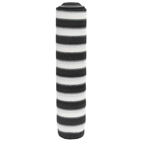 Privacynet 75 g/m&sup2; 1,8x50 m HDPE antracietkleurig en wit 1