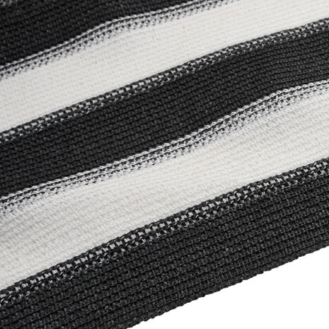 Privacynet 195 g/m&sup2; 1,8x25 m HDPE antracietkleurig en wit 5