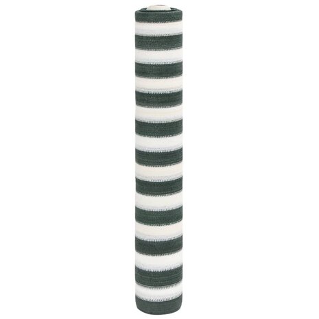Privacynet 75 g/m&sup2; 1,8x50 m HDPE groen en wit 1