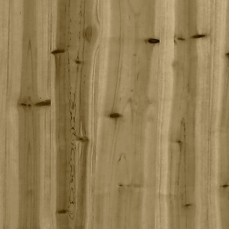 Plantenbak met hekontwerp 30x30x30 cm ge&iuml;mpregneerd grenenhout 8