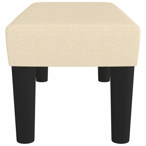 Bankje 70x30x30 cm stof cr&egrave;mekleurig 4