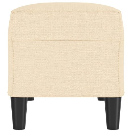 Bankje 100x35x41 cm stof cr&egrave;mekleurig 4