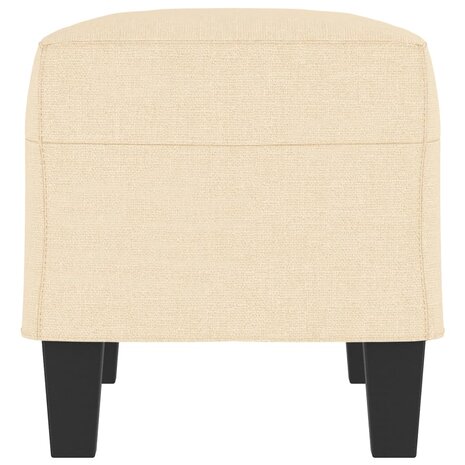 Bankje 70x35x41 cm stof cr&egrave;mekleurig 4