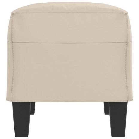 Bankje 70x35x41 cm microvezelstof cr&egrave;me 4