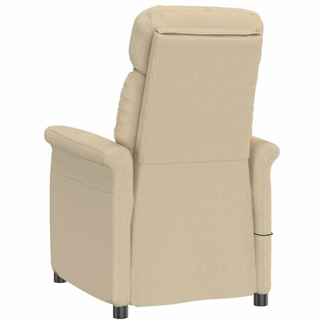 Massagestoel Cr&egrave;me 70.5 x 96.5 x 95 cm Stof en metaal 4