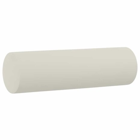 Sierkussens 2 st 15x50 cm fluweel cr&egrave;mekleurig 3