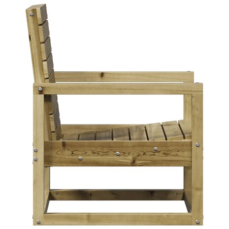 Tuinstoel 57,5x63x76 cm ge&iuml;mpregneerd grenenhout 5