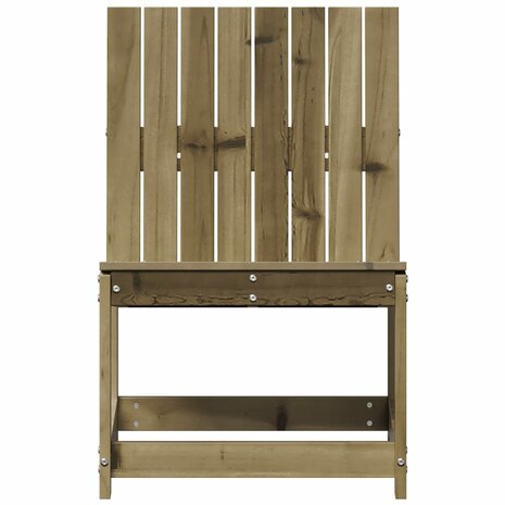 Tuinstoel 50,5x55x77 cm ge&iuml;mpregneerd grenenhout 4