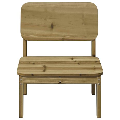Tuinstoel 60x52,5x72 cm ge&iuml;mpregneerd grenenhout 3