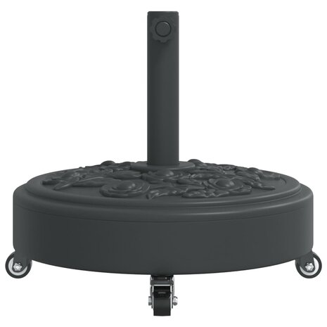 Parasolvoet met wielen voor stok van &Oslash;38 / 48 mm 27 kg rond 4