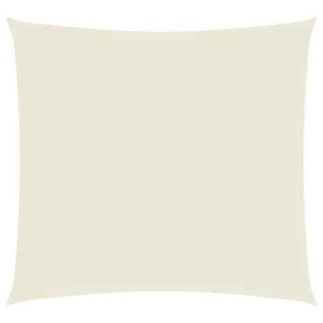 Zonnescherm vierkant 3,6x3,6 m oxford stof cr&egrave;mekleurig  2