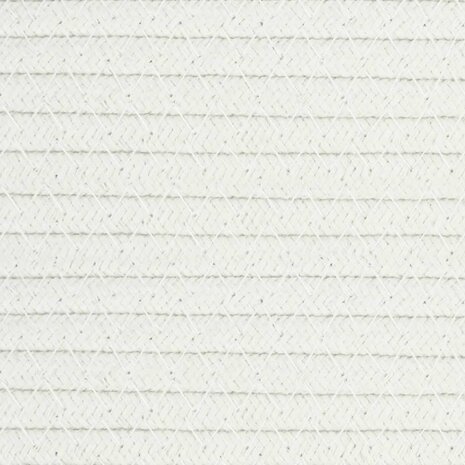 Wasmand &Oslash; 60x36 cm katoen grijs en wit 8