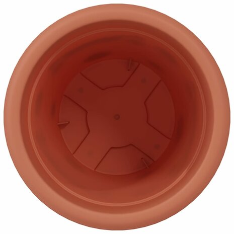 Ronde Bloempot 24 pcs Baksteenrood &Oslash; 26 x 21.5 cm Kunststof 6