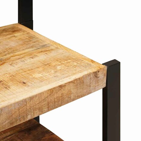 Kledinghouder met lade Bruin 40 x 40 x 90 cm Massief Mango Hout 8