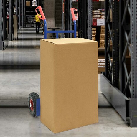 Steekwagen Blauw en Rood 57 x 46 x 113 cm Staal 1
