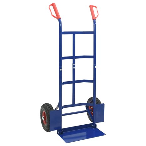 Steekwagen Blauw en Rood 57 x 46 x 113 cm Staal 2