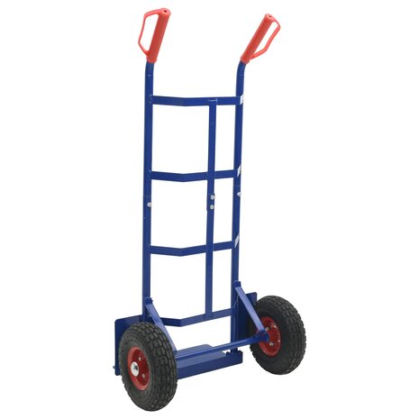 Steekwagen Blauw en Rood 57 x 46 x 113 cm Staal 6