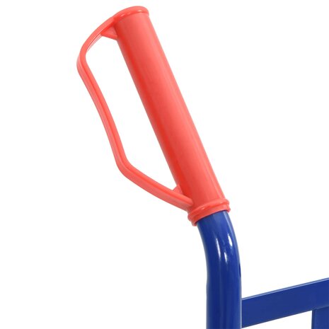 Steekwagen Blauw en Rood 57 x 46 x 113 cm Staal 7