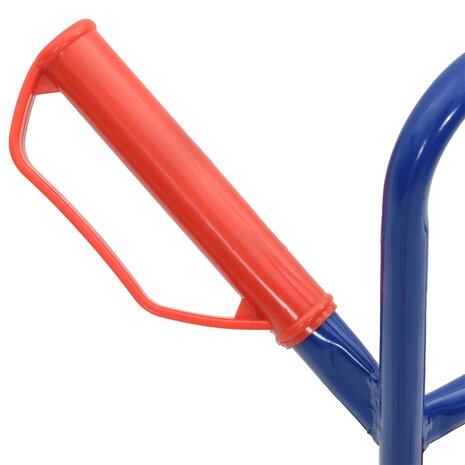 Steekwagen Blauw en Rood 49,5 x 53 x 114 cm Staal 7