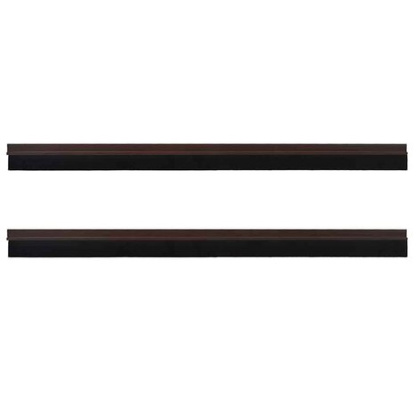 Zelfklevende Deurborstels 2 pcs Bruin 100 cm Aluminium Legering 5