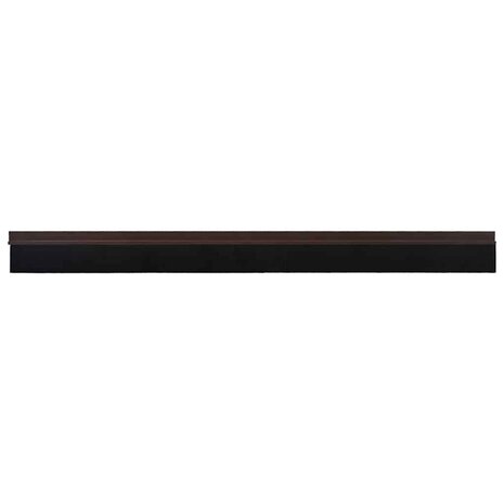 Zelfklevende Deurborstels 2 pcs Bruin 100 cm Aluminium Legering 2