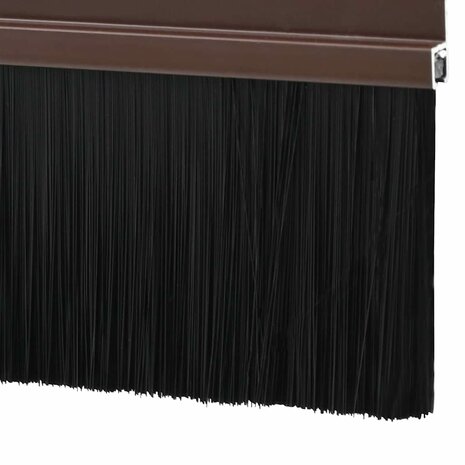 Zelfklevende Deurborstels 2 pcs Bruin 100 cm Aluminium Legering 6