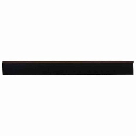 Zelfklevende Deurborstels 2 pcs Bruin 100 cm Aluminium Legering 2