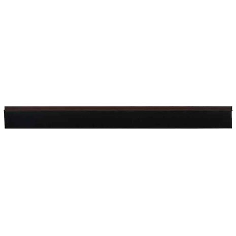 Zelfklevende Deurborstels 6 pcs Bruin 100 cm Aluminium Legering 2