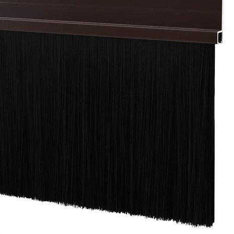 Zelfklevende Deurborstels 6 pcs Bruin 100 cm Aluminium Legering 6