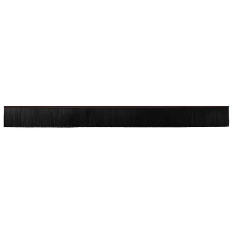 Zelfklevende Deurborstels 6 pcs Bruin 100 cm Aluminium Legering 6