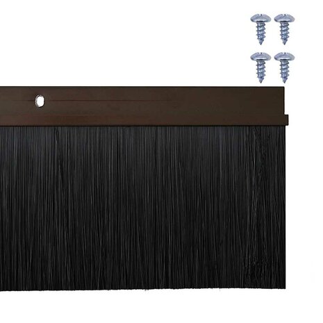 Deurborstel 2 pcs Bruin 100 cm 6