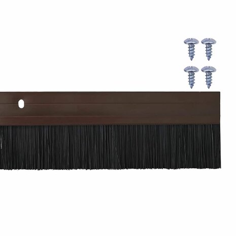 Deurborstel 6 pcs Bruin 100 cm 6