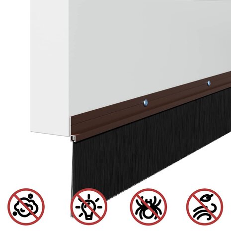 Deurborstel 6 pcs Bruin 100 cm 9