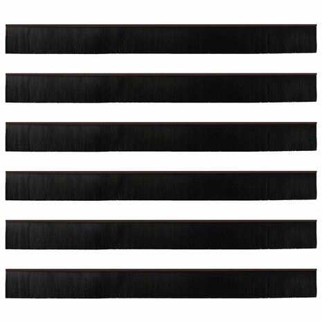 Deurborstel 6 pcs Bruin 100 cm 5