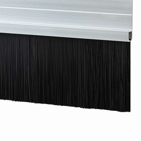 Zelfklevende Deurborstels 2 pcs Zilver 100 cm 6