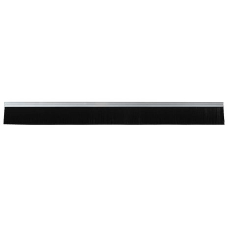Zelfklevende Deurborstels 2 pcs Zilver 100 cm 2