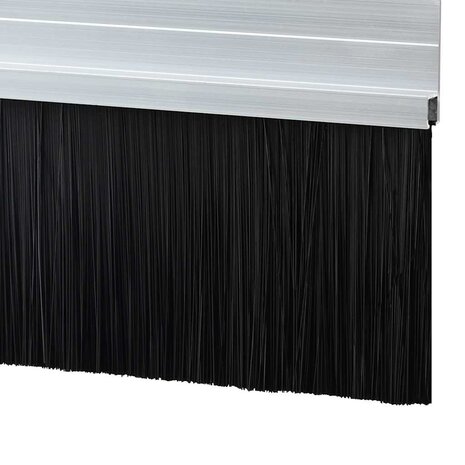 Zelfklevende Deurborstels 6 pcs Zilver 100 cm 6