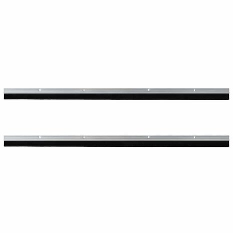 Deurborstel 2 pcs Zilver 100 cm 5