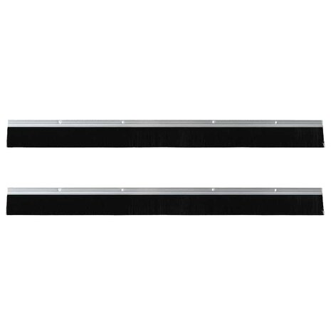 Deurborstel 2 pcs Zilver 100 cm 5