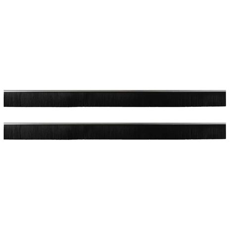 Deurborstel 2 pcs Zilver 100 cm 6