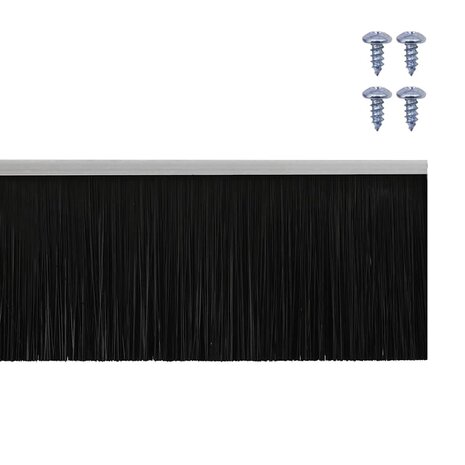 Deurborstel 6 pcs Zilver 100 cm 7