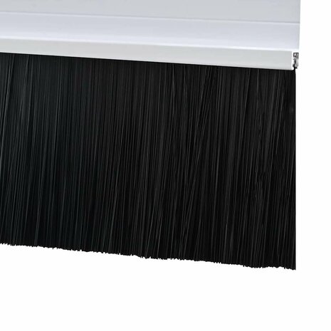 Zelfklevende Deurborstels 2 pcs Wit 100 cm Aluminium Legering 6
