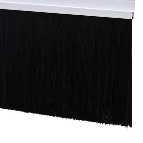 Zelfklevende Deurborstels 6 pcs Wit 100 cm Aluminium Legering 6