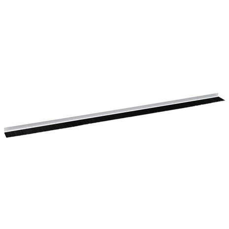Zelfklevende Deurborstels 6 pcs Wit 100 cm Aluminium Legering 5