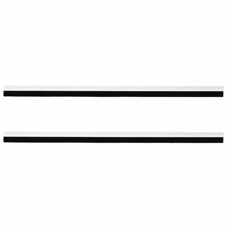 Deurborstel 2 pcs Wit 100 cm 5