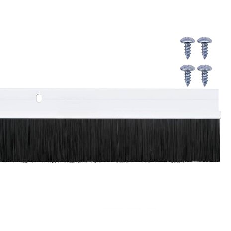 Deurborstel 2 pcs Wit 100 cm 6