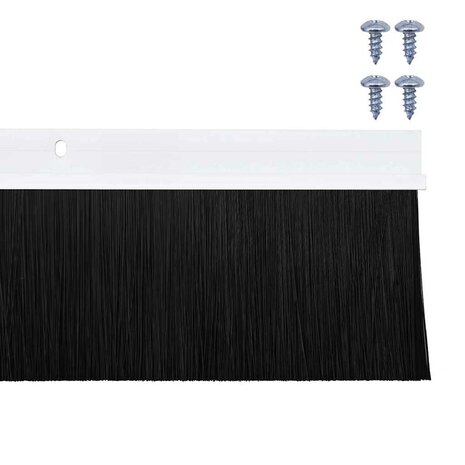 Deurborstel 2 pcs Wit 100 cm 6