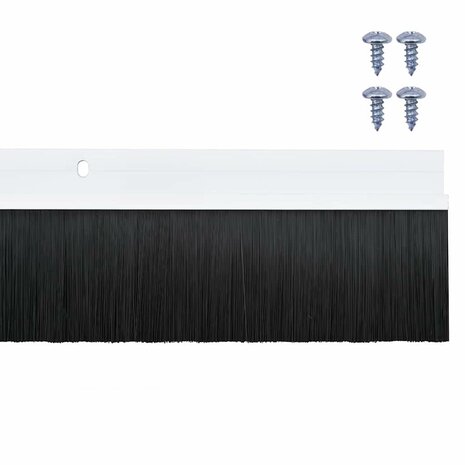 Deurborstel 6 pcs Wit 100 cm 6